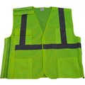 Petra Roc Inc Petra Roc 5-Point Breakaway Safety Vest, ANSI Class 2, Polyester Mesh, Lime, 2XL/3XL LVM2-5PB-2X/3X
